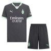 Officiële Voetbalshirt + Korte Broek AC Milan Derde 2024-25 - Kids